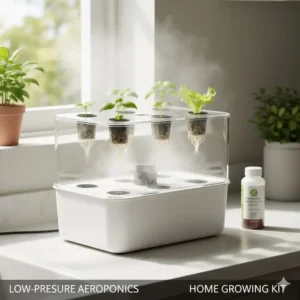 A compact, low-pressure aeroponics system for sale ideal for home growers and beginners.