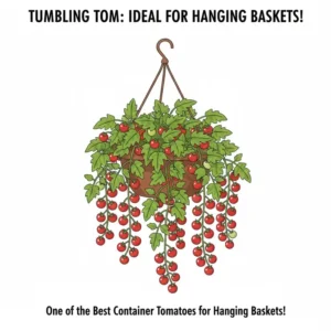 Infographic or chart detailing the ideal fertilizer mix and nutrient requirements for high-yield, healthy best container tomatoes.