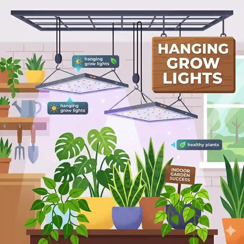 5 Best Hanging Grow Lights for Bountiful Indoor Yields in 2026