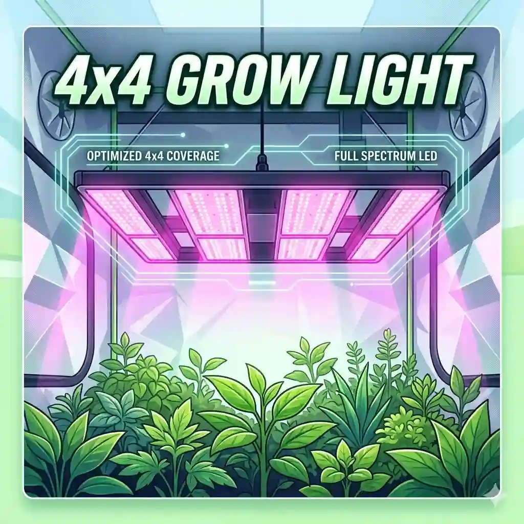 5 Best 4×4 grow light Options for Massive Yields in 2026 (Expert Tested)